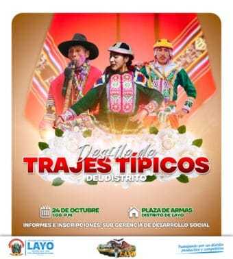 𝗚𝗥𝗔𝗡 𝗗𝗘𝗦𝗙𝗜𝗟𝗘 𝗗𝗘 𝗧𝗥𝗔𝗝𝗘𝗦 𝗧Í𝗣𝗜𝗖𝗢𝗦 𝗗𝗘𝗟 𝗗𝗜𝗦𝗧𝗥𝗜𝗧𝗢 𝗗𝗘 𝗟𝗔𝗬𝗢