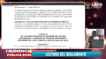 #EnVivo | 𝗜 𝗔𝗨𝗗𝗜𝗘𝗡𝗖𝗜𝗔 𝗣Ú𝗕𝗟𝗜𝗖𝗔 – 𝗥𝗘𝗡𝗗𝗜𝗖𝗜Ó𝗡 𝗗𝗘 𝗖𝗨𝗘𝗡𝗧𝗔𝗦 𝟮𝟬𝟮𝟱