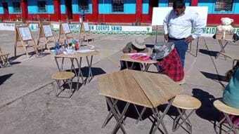 BIBLIOTECA MUNICIPAL EN LA I. E. CUSIBAMBA LAYO 2025