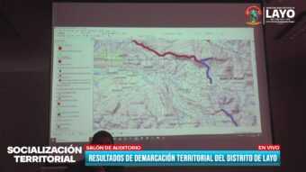 RESULTADOS DE DEMARCACIÓN TERRITORIAL DEL DISTRITO DE LAYO