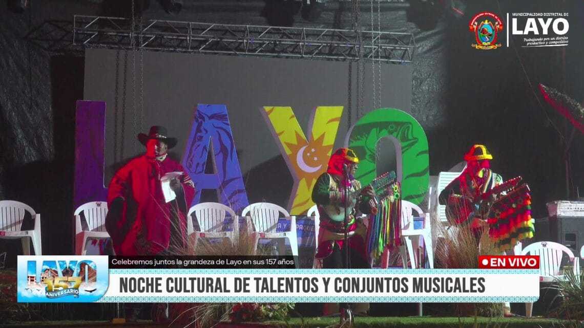 NOCHE CULTURAL DE TALENTOS Y CONJUNTOS MUSICALES
