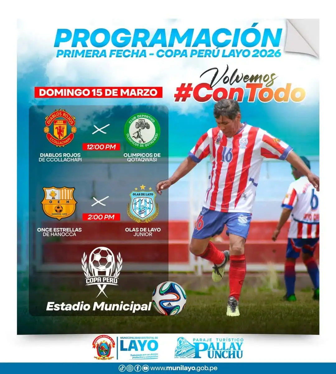 𝗔𝗥𝗥𝗔𝗡𝗖𝗔 𝗟𝗔 𝗖𝗢𝗣𝗔 𝗣𝗘𝗥Ú 𝟮𝟬𝟮𝟲 𝗘𝗡 𝗟𝗔𝗬𝗢