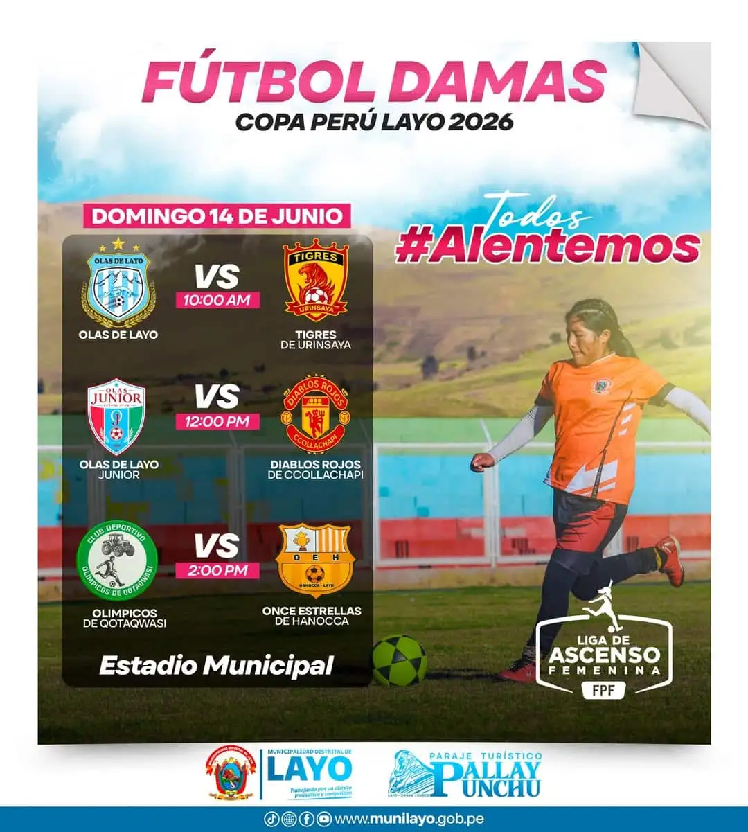 𝗙𝗜𝗫𝗧𝗨𝗥𝗘 𝗖𝗢𝗣𝗔 𝗣𝗘𝗥Ú 𝗟𝗔𝗬𝗢 | 𝗦𝗘𝗚𝗨𝗡𝗗𝗔 𝗙𝗘𝗖𝗛𝗔 - 𝗟𝗜𝗚𝗔 𝗗𝗘 𝗔𝗦𝗖𝗘𝗡𝗦𝗢 𝗙𝗘𝗠𝗘𝗡𝗜𝗡𝗔