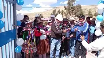 Inauguración cancha sintética hiroccahua - Com. Hilatunga