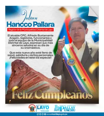 𝗙𝗘𝗟Í𝗭 𝗖𝗨𝗠𝗣𝗟𝗘𝗔Ñ𝗢𝗦, 𝗦𝗿. 𝗥𝗘𝗚𝗜𝗗𝗢𝗥 𝗝𝗨𝗟𝗜𝗔𝗡 𝗛𝗔𝗡𝗖𝗖𝗢 𝗣𝗔𝗟𝗟𝗔𝗥𝗔!