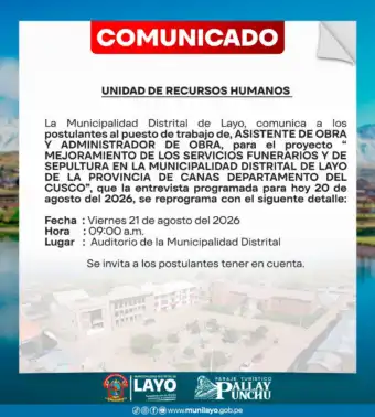 COMUNICADO