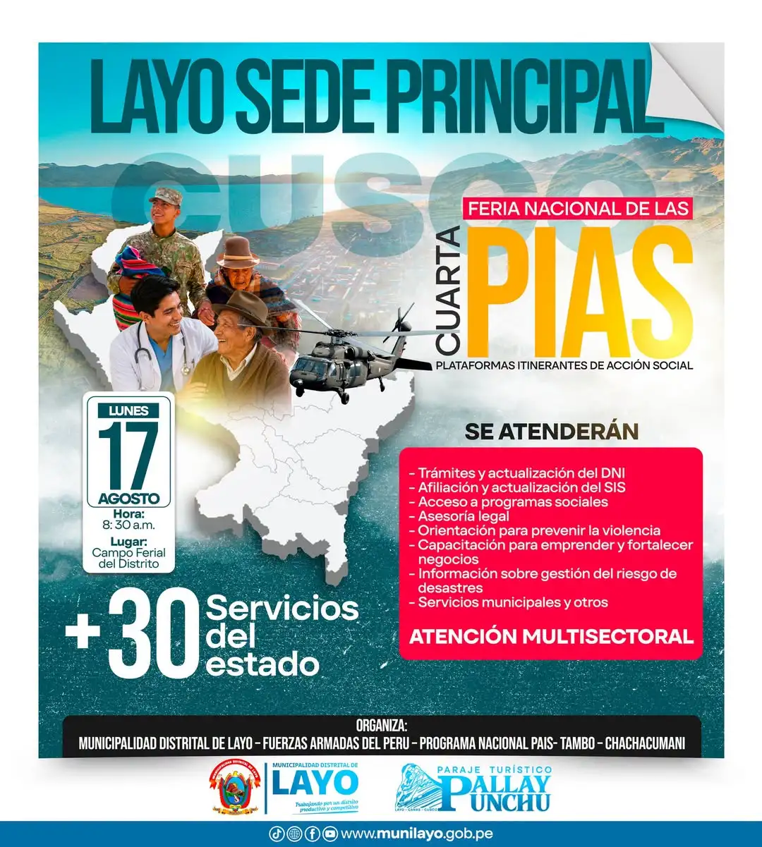 𝗣𝗢𝗥 𝗣𝗥𝗜𝗠𝗘𝗥𝗔 𝗩𝗘𝗭, 𝗟𝗔𝗬𝗢 𝗦𝗘𝗥Á 𝗦𝗘𝗗𝗘 𝗗𝗘 𝗟𝗔 𝟰.ª 𝗙𝗘𝗥𝗜𝗔 𝗡𝗔𝗖𝗜𝗢𝗡𝗔𝗟 𝗗𝗘 𝗟𝗔𝗦 𝗣𝗜𝗔𝗦
