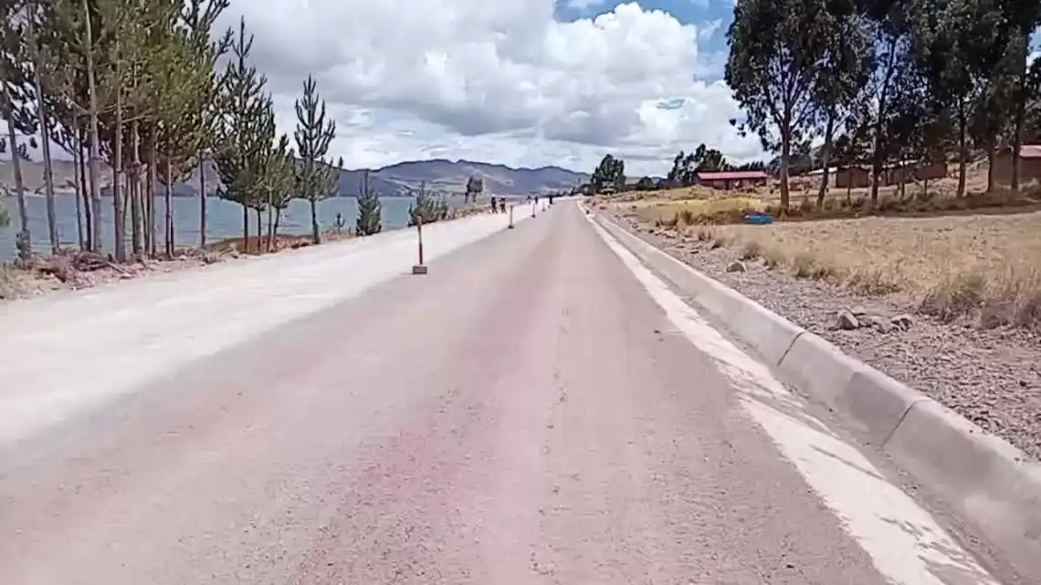 AVANCE DE OBRA CARRETERA LANGUI LAYO KUNTURKANKI