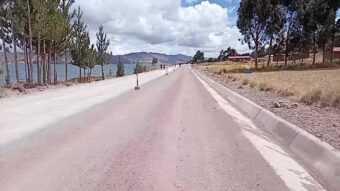 AVANCE DE OBRA CARRETERA LANGUI LAYO KUNTURKANKI
