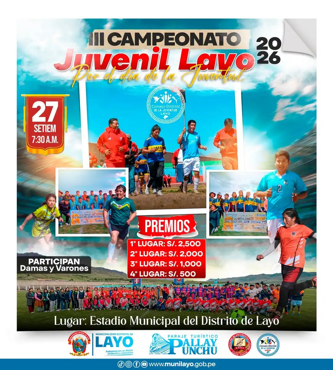 𝗜𝗜𝗜 𝗖𝗔𝗠𝗣𝗘𝗢𝗡𝗔𝗧𝗢 𝗗𝗘 𝗙Ú𝗧𝗕𝗢𝗟 𝗝𝗨𝗩𝗘𝗡𝗜𝗟 𝗣𝗢𝗥 𝗘𝗟 𝗗Í𝗔 𝗗𝗘 𝗟𝗔 𝗝𝗨𝗩𝗘𝗡𝗧𝗨𝗗