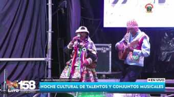 NOCHE CULTURAL DE TALENTOS Y CONJUNTOS MUSICALES