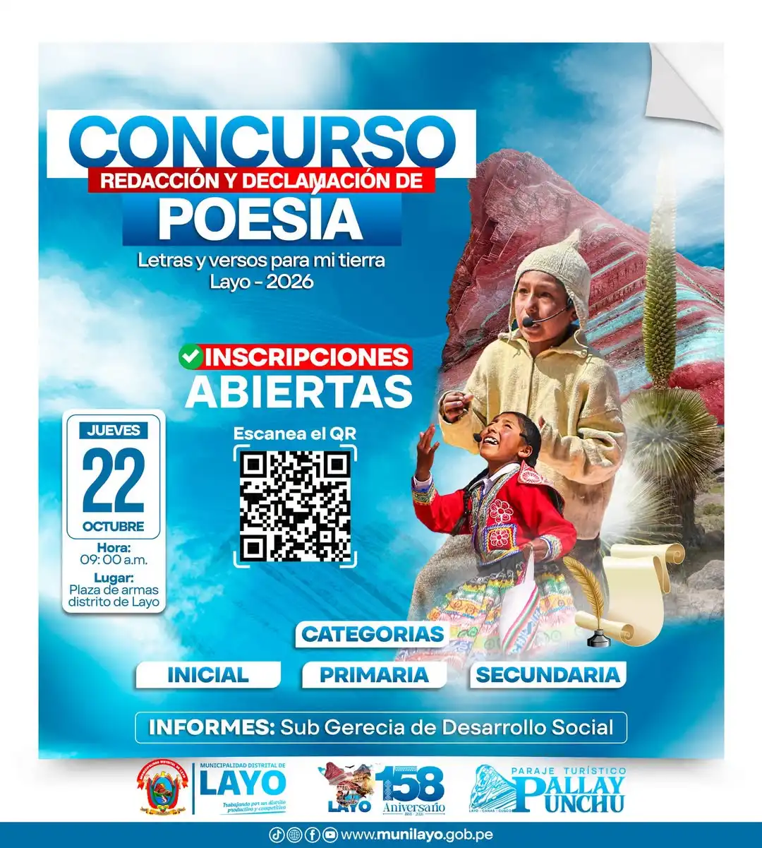 𝗖𝗢𝗡𝗖𝗨𝗥𝗦𝗢 𝗗𝗘 𝗥𝗘𝗗𝗔𝗖𝗖𝗜Ó𝗡 𝗬 𝗗𝗘𝗖𝗟𝗔𝗠𝗔𝗖𝗜Ó𝗡 𝗗𝗘 𝗣𝗢𝗘𝗦Í𝗔 – 𝗟𝗔𝗬𝗢 𝟮𝟬𝟮𝟲